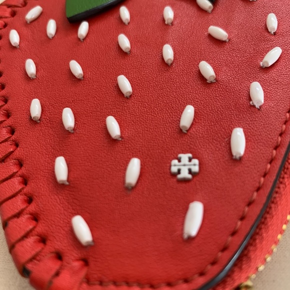TORY BURCH Cute Strawberry Coin case -NEW- - Picture 3 of 8
